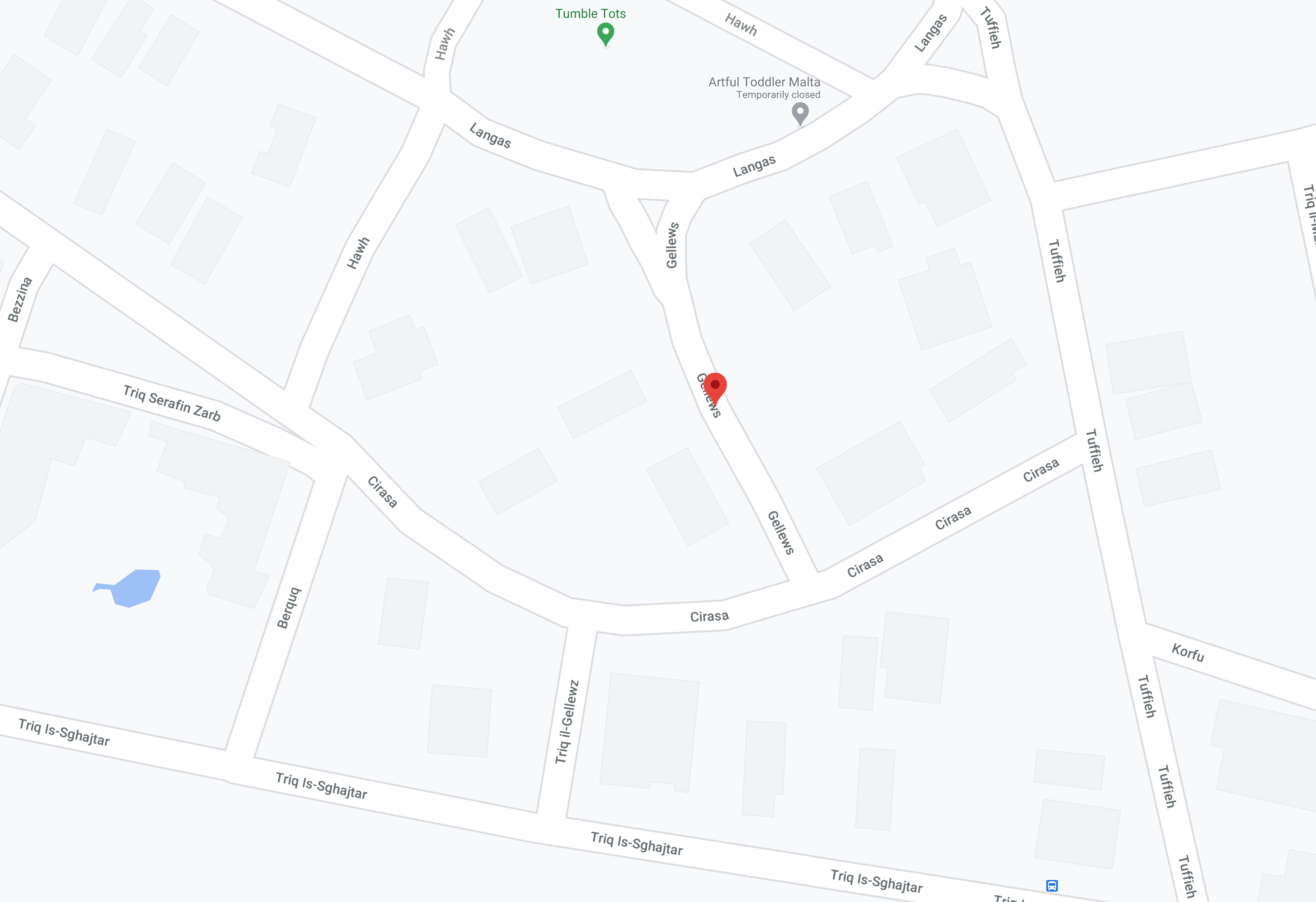 Map preview for the entered checkout address
