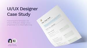 UI UX case study preview