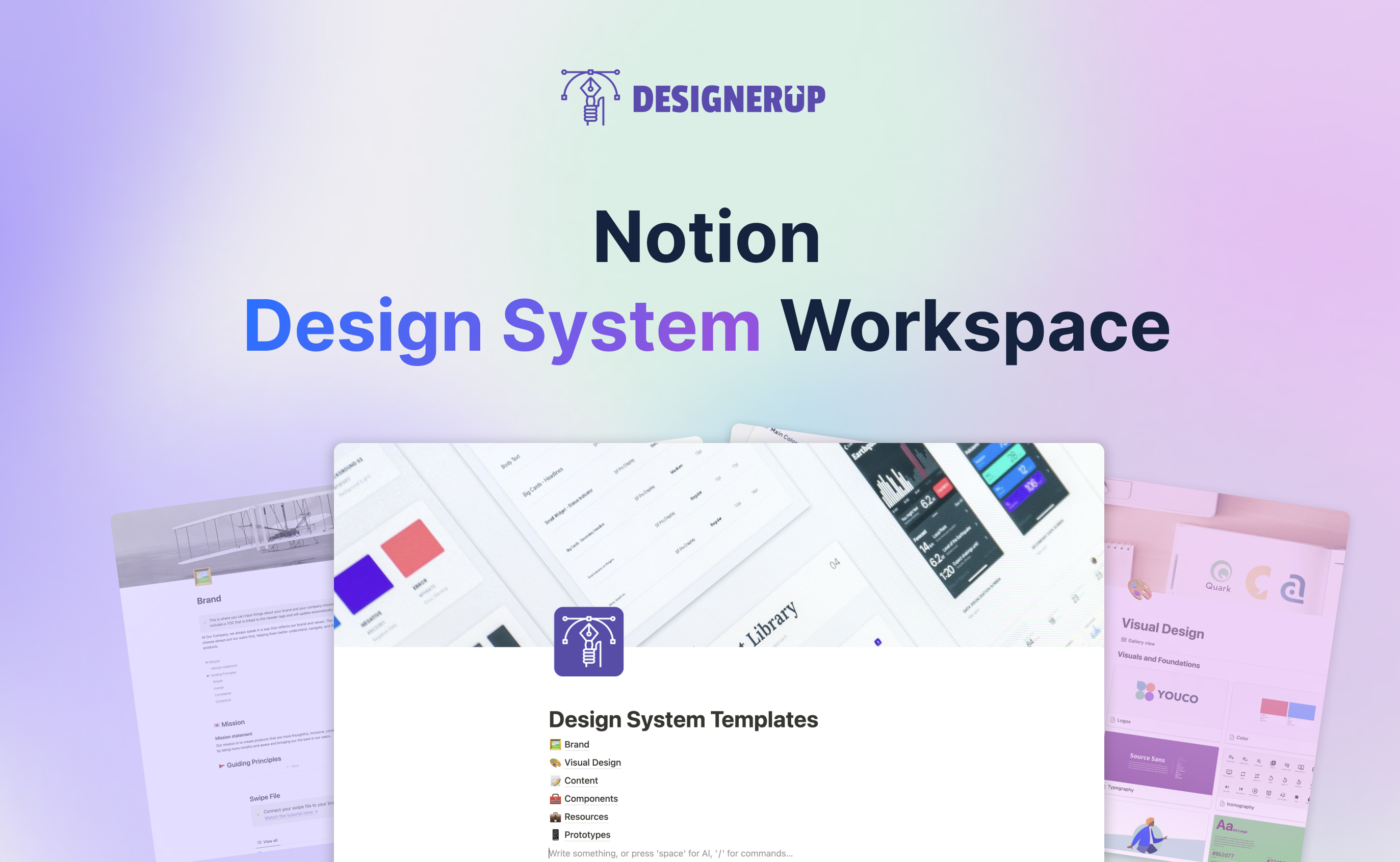 Design system workspace preview