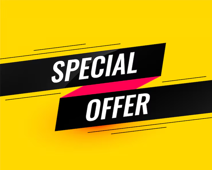 Special offer promotional artwork